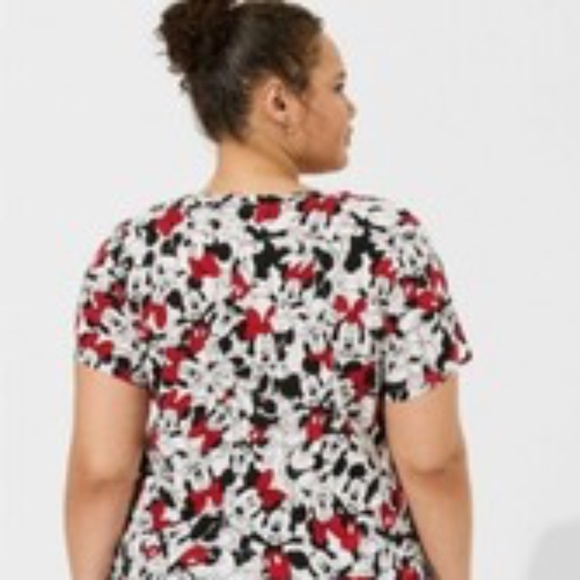 Torrid Disney Minnie Mouse Shirt size 1X (14-16) - Picture 2 of 5